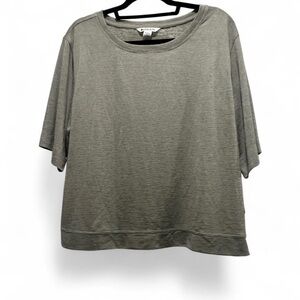 Athleta Power of She Breezy Serene Tee. Sage Green color. Size Large NWT